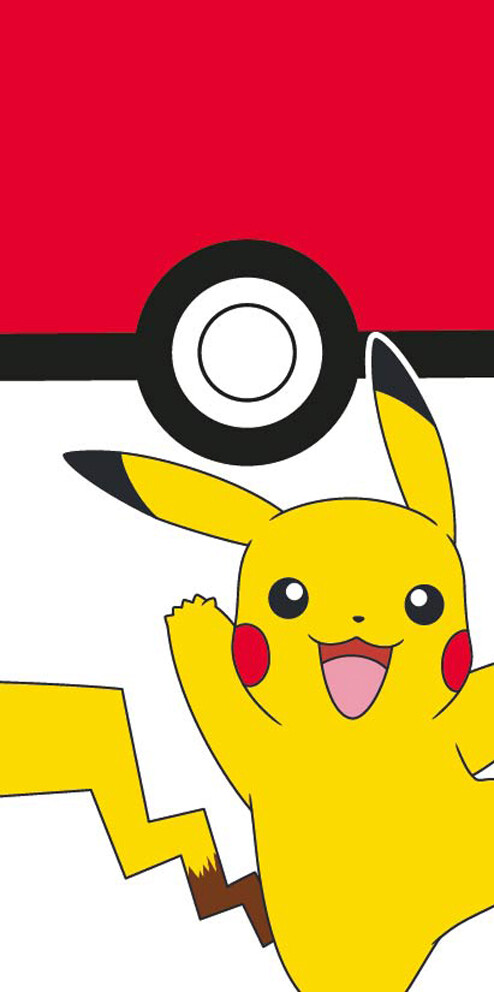 Dětská osuška Pokémon Pokéball a Pikachu