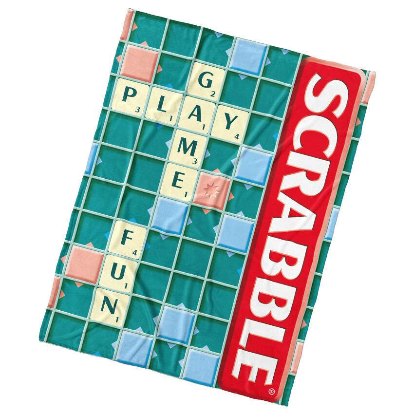 Mikroplyšová deka Scrabble 150x200 cm