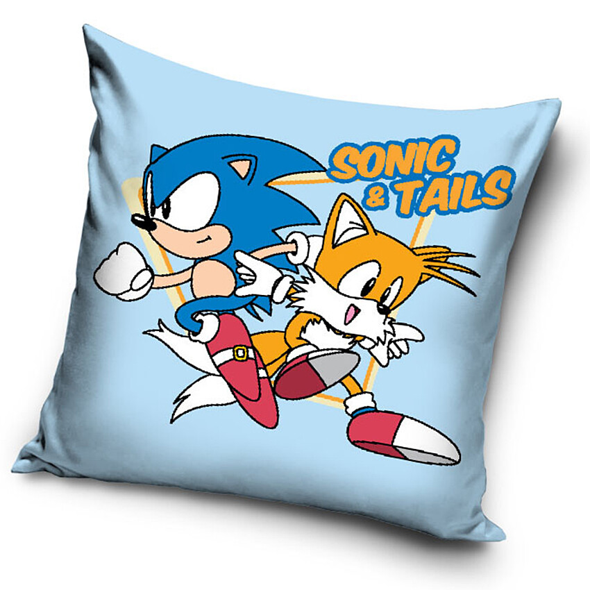 Dětský polštářek Ježek Sonic a Tails