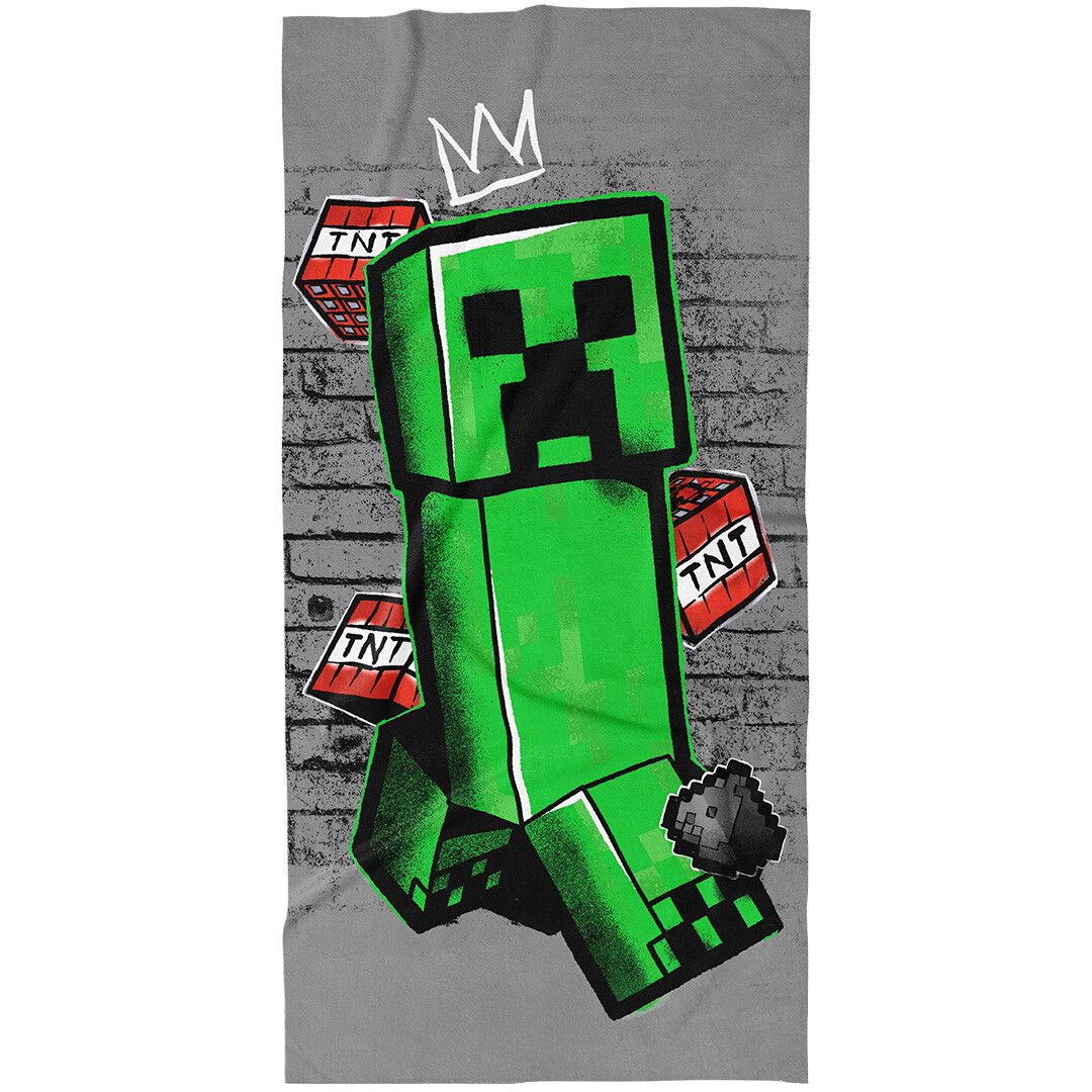 Dětská osuška Minecraft Creeper King