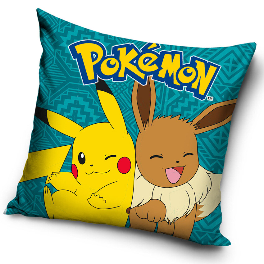Dětský polštářek Pokémon Pikachu a Eevee
