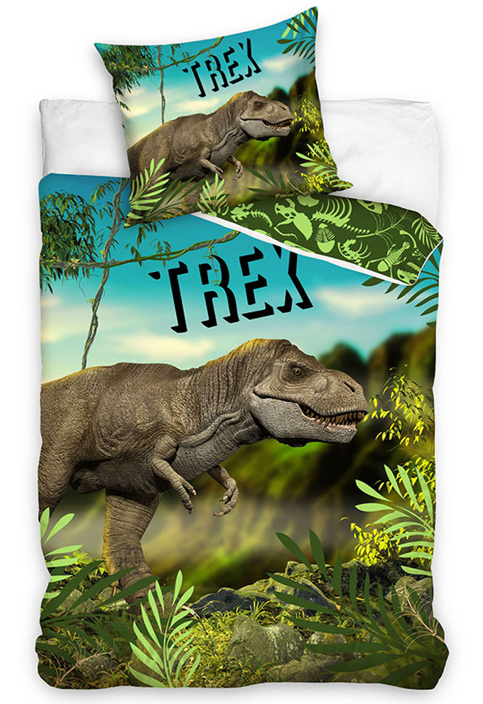 Dětské povlečení T-Rex v pralese