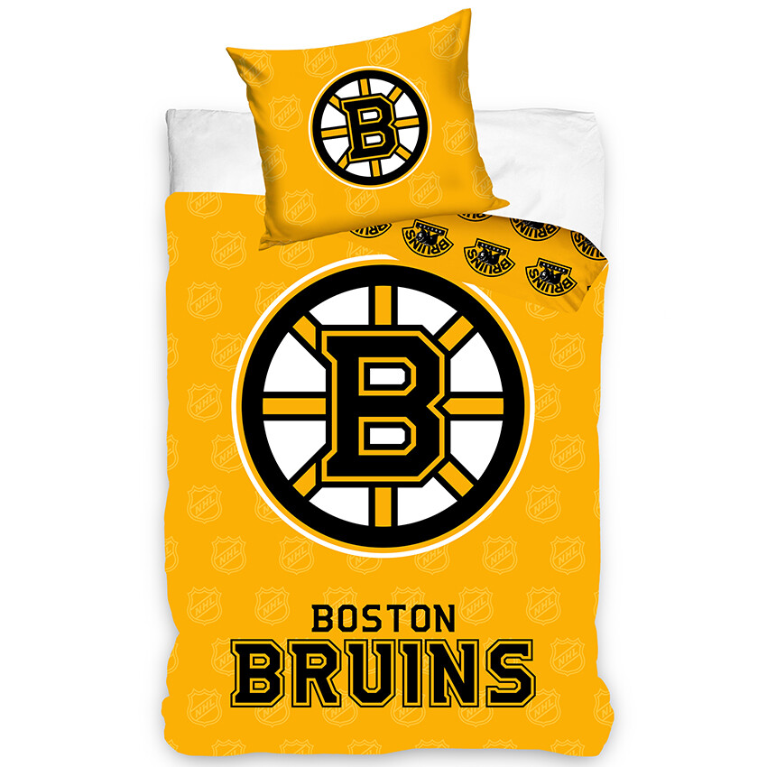 Hokejové povlečení NHL Boston Bruins Shields Rozměr: 135x200 + 80x80 cm