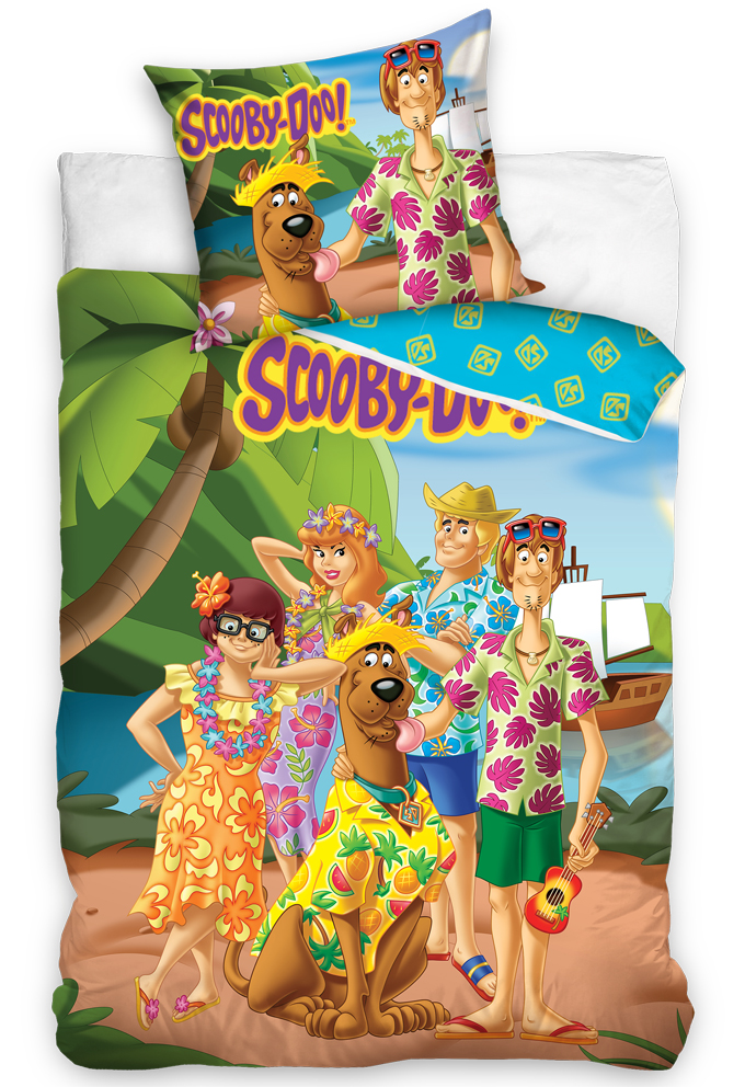 Dětské povlečení Scooby Doo Dovolená na Havaji