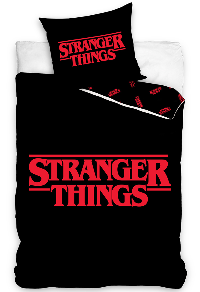 Dětské povlečení Stranger Things Black