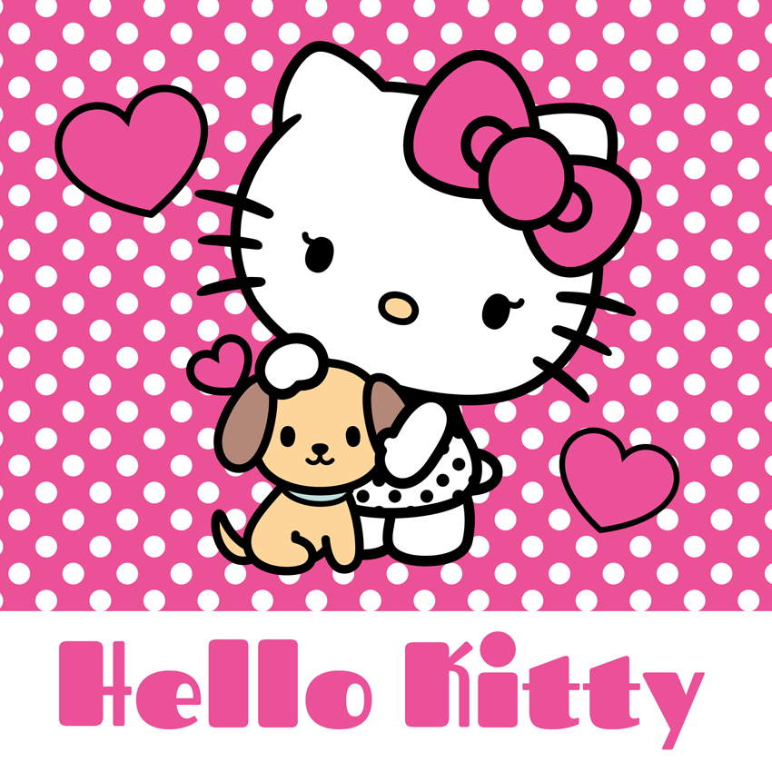 Magický ručníček Hello Kitty 30x30 cm Sada: 1ks