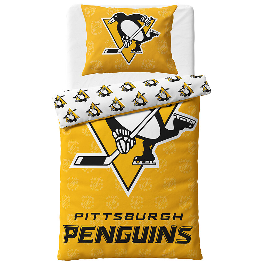 Hokejové povlečení NHL Pittsburgh Penguins Shields Rozměr: 140x200 + 70x90