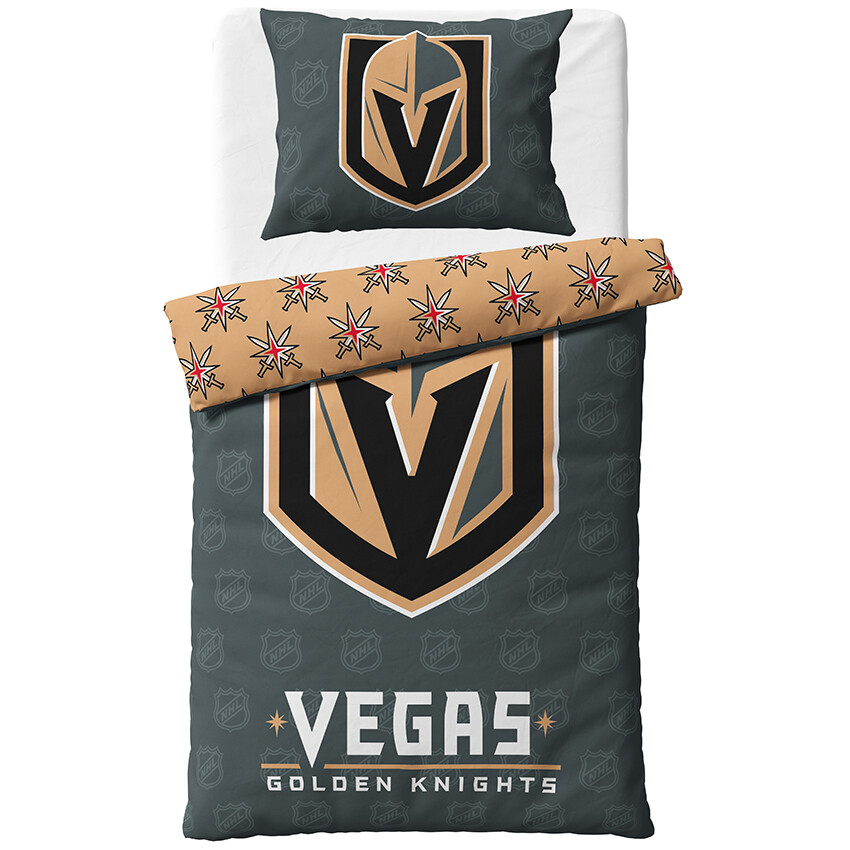 Hokejové povlečení NHL Vegas Golden Knights Shields Rozměr: 135x200 + 80x80 cm