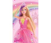 Dětský ručník Barbie Růžový Svět 30x50 cm