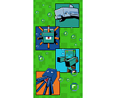 Dětská osuška Minecraft Fight and Survive