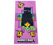 Dětská osuška Minecraft Enderman a Včelky