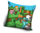 Dětský polštářek Minecraft Farmáři v Akci