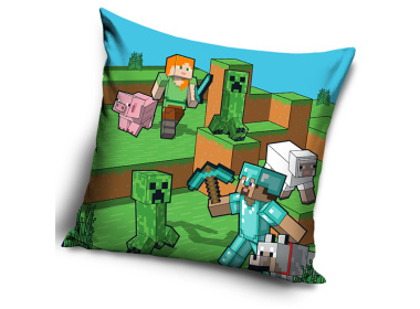 Dětský polštářek Minecraft Farmáři v Akci