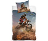 Bavlněné povlečení Motokros Závod v Poušti