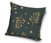 Vánoční polštářek Šedé Kouzlo Jmelí