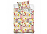  Bavlněné povlečení do postýlky Sovy ve Městě