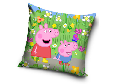 Dětský polštářek Prasátko Pepina Rozkvetlá Zahrada