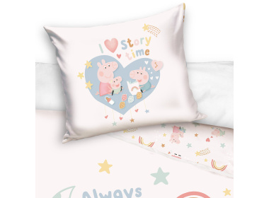 Povlečení do postýlky Prasátko Pepina Navždy Spolu