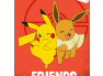 Dětské povlečení Pokémon Eeve a Pikachu