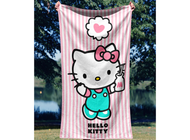 Dětská osuška Hello Kitty Mléčná Svačinka