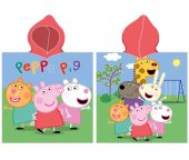 Dětské pončo Prasátko Pepina s Kamarády na Louce
