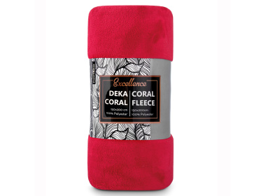 Deka mikroplyš 150x200 cm Malinová