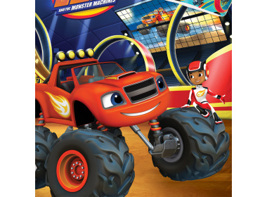 Povlečení do postýlky Plamínek a Čtyřkoláci Aréna