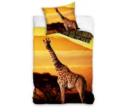 Bavlněné povlečení Žirafa Etno
