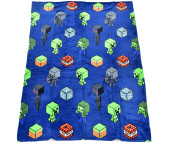 Dětská deka Minecraft Mob Monster 130x170 cm