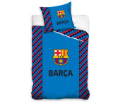 Fotbalové povlečení FC Barcelona Small Cubes