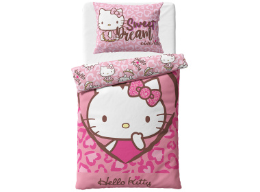 Dětské povlečení Hello Kitty Růžová Pohádka