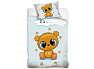Bavlněné povlečení do postýlky Medvídek Ríša