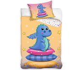 Bavlněné povlečení do postýlky Dráček Mráček