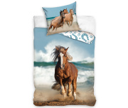 Bavlněné povlečení Kůň na Pobřeží