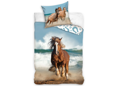 Bavlněné povlečení Kůň na Pobřeží