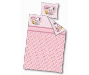 Povlečení do postýlky Snoopy Pink