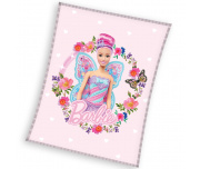Dětská deka Barbie Motýlí Víla 110x140 cm