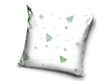 Dekorační polštářek Bílé Vánoce