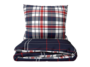 Flanelové povlečení Káro Oxford