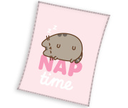 Dětská deka Kočička Pusheen Čas jít spát 130x160 cm