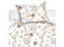 Bavlněné povlečení do postýlky Sloni a Žirafy