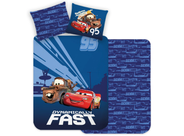 Povlečení Cars 3 Blesk McQueen a Burák
