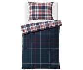 Flanelové povlečení Káro Oxford