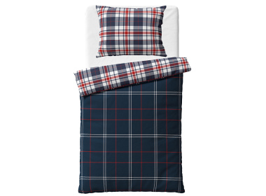 Flanelové povlečení Káro Oxford
