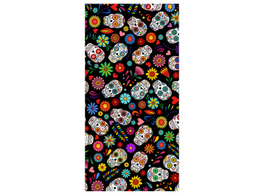Plážová osuška Lebky Mexicana 70x140 cm
