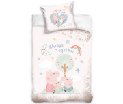 Povlečení do postýlky Prasátko Pepina Navždy Spolu