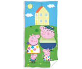 Dětská osuška Prasátko Peppa Zábava na Zahradě
