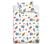 Bavlněné povlečení do postýlky Vesmírná Mise