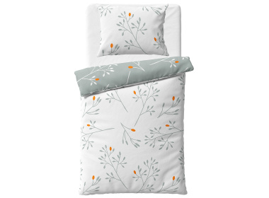 Bavlněné povlečení Winter Šedé