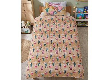 Dětské povlečení Prasátko Pepina Kovbojská Jízda